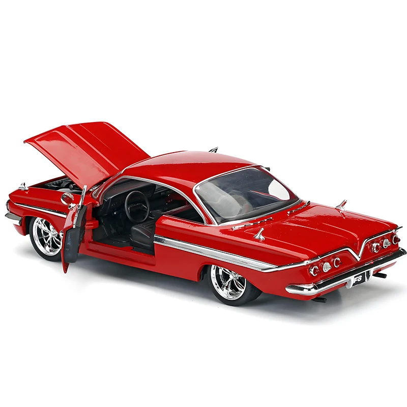 JADA 1:24 Dom's Impala Alloy Car Diecasts & Toy Vehicles Car Model Miniature Scale Model Car For Children