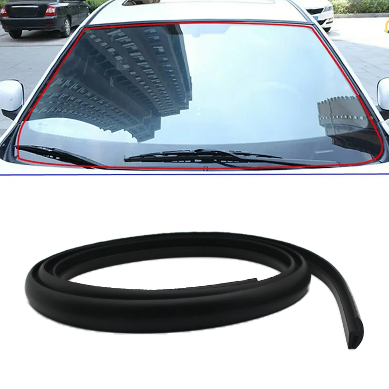 1.7m Car Front Windshield Panel Moulding Rubber Seal Strip For BMW E46 E90 E60 E39 E36 F30 F10 F20 X5 E70 E53 M G30 E91 E34 F31