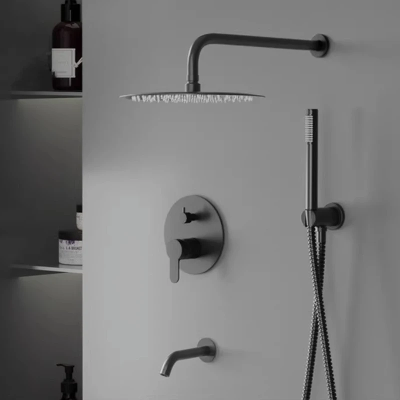 Multifunctional Shower Trim System Rust Proof Shower Column Wear Resistant Kit Bathroom Durable Bath Fixture Household Using