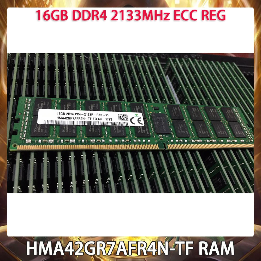 For SK Hynix RAM HMA42GR7AFR4N-TF 16GB DDR4 2133MHz ECC REG 2RX4 PC4-2133P Server Memory