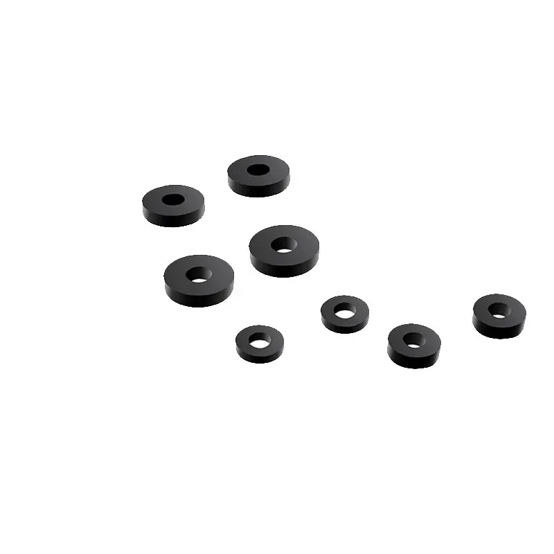 

100 PCS Seal Ring Rubber Gasket Screw Sealing Ring Cushion Flat Gasket Temperature Resistant Shock Absorbing Gasket