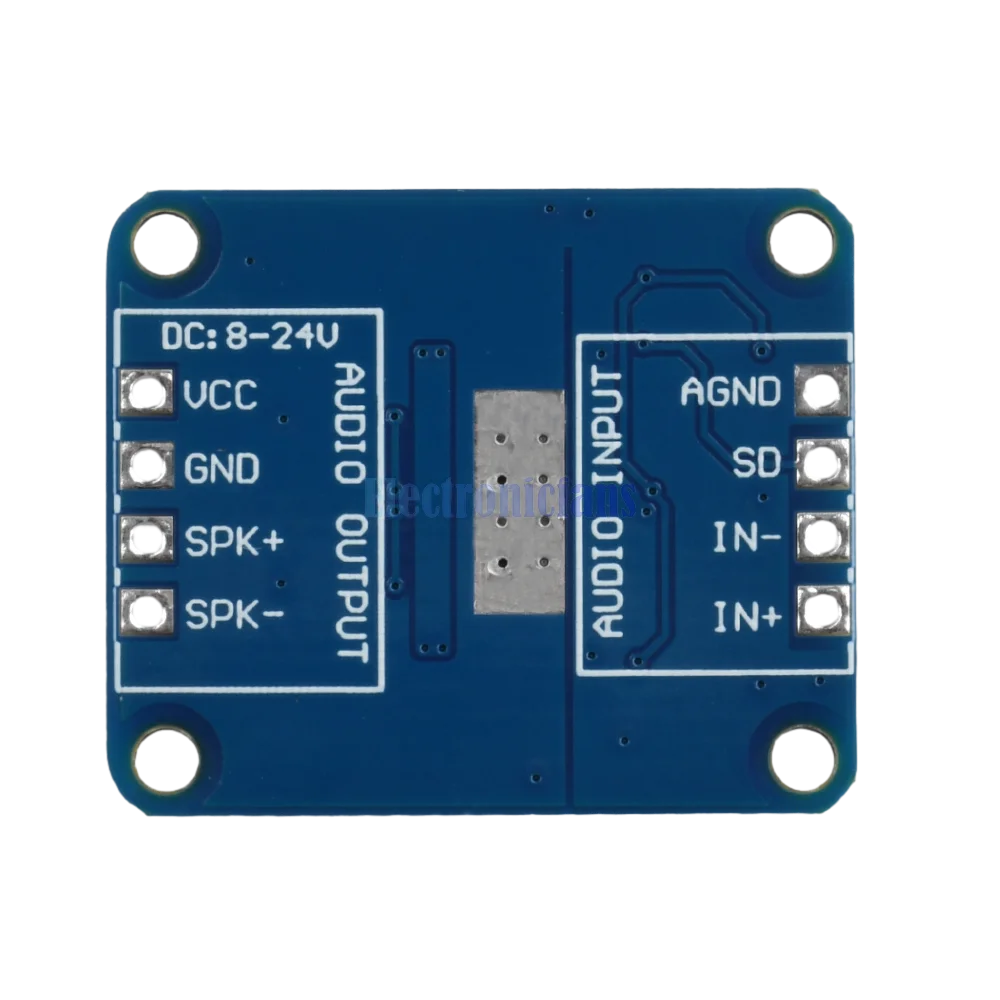 AP3001 DC8-24V Class D Digital Amplifier Board Audio Mono 10W/20W/30W High Power Amplifier Module