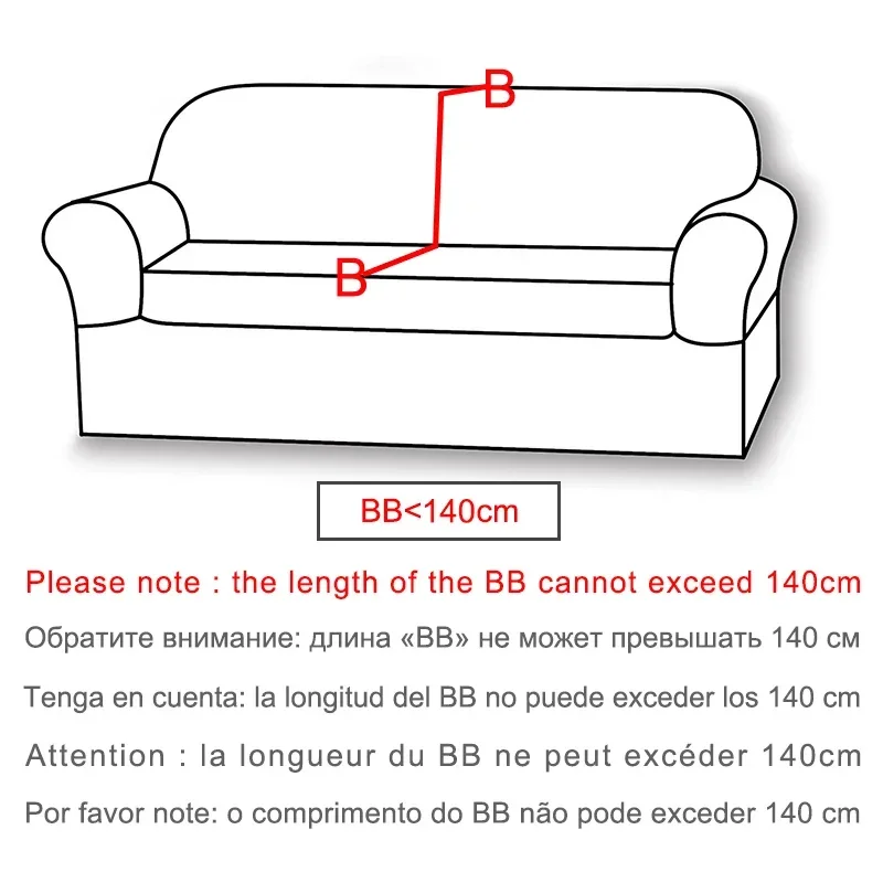 Imagem -04 - Capa Elástica do Sofá para Sala de Estar Stretch Polar Fleece Slipcover Tampa da Poltrona Sofá de Canto l Lugares Lugares Lugares Lugares