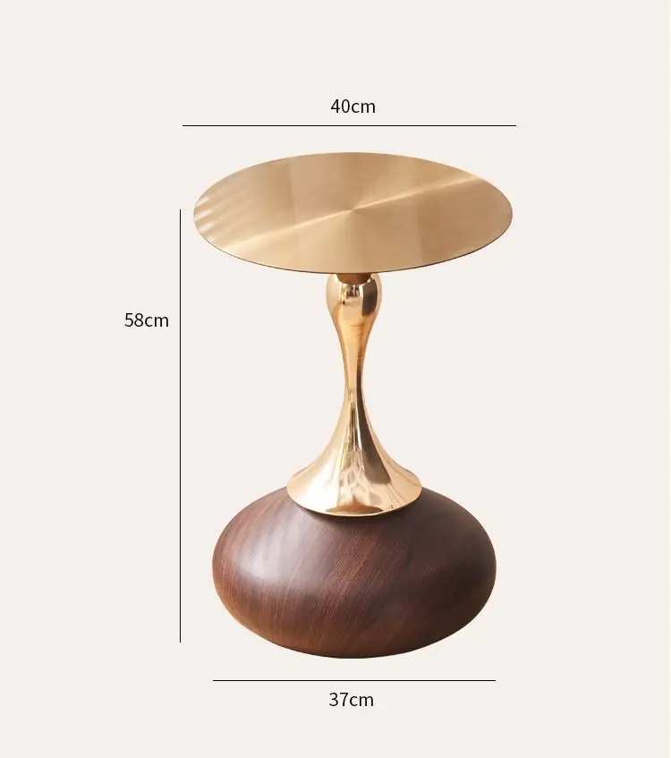 Nordic Round Bed Side Table Small Modern Metal Entrance Decor Hallway Table Living Room Furniture Designer Furniture