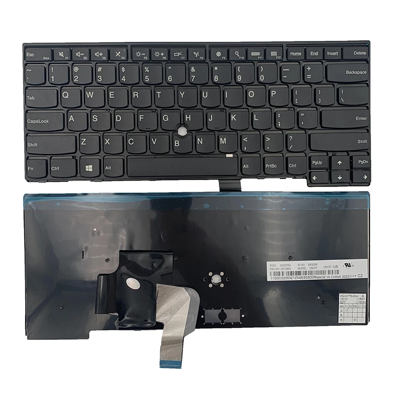 

New for Lenovo Thinkpad T440 T440P T440S T450 T450s T431s E431 Keyboard US No Pointe