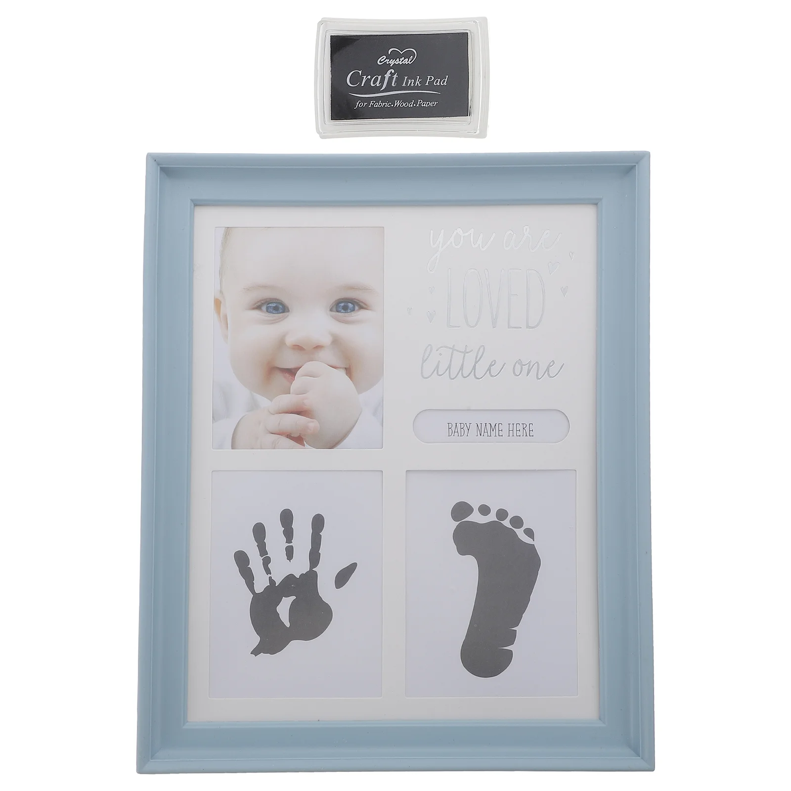 

Hand Foot Inkpad Photo Frame Baby Footprint Kit Infant Picture Handprint Gift Keepsake