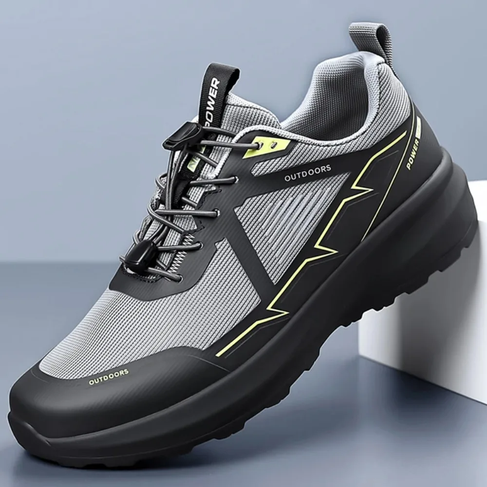 Zapatos de senderismo, nueva moda, zapatillas ligeras para exteriores, zapatos para caminar para hombres, cómodos, antideslizantes, resistentes al desgaste, tela técnica para exteriores