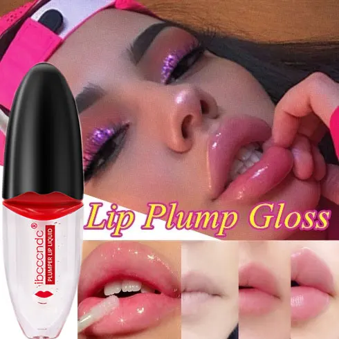 Lips Plumper Lip Balm Plumping Serum Instant Volumising Lip Mask Reduces Fine Lines Brighten Makeup Lipgloss Booster Anti-Drying