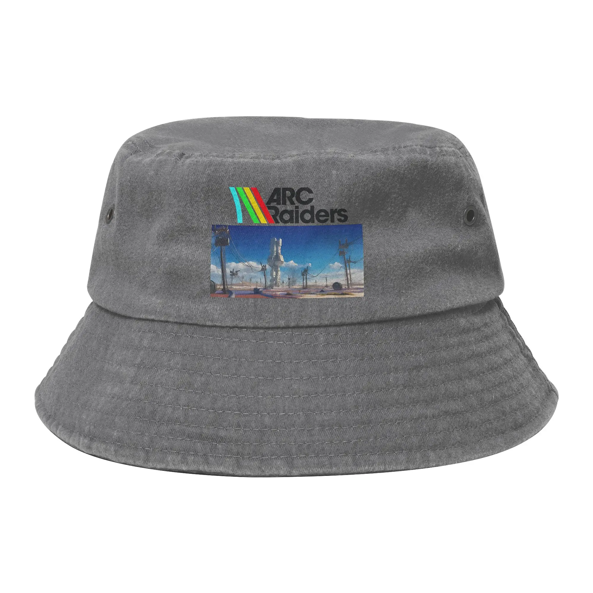 Arc Raiders Sci Fi Bucket Hat Unisex Sport  Distressed Washed Fishing Hat Spring Picnic  Bob