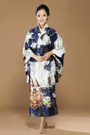 2025New Mode Nationale Trends Vrouwen Sexy Kimono Yukata Met Obi Novelty Avondjurk Japanse Cosplay Kostuum Bloemen One Size