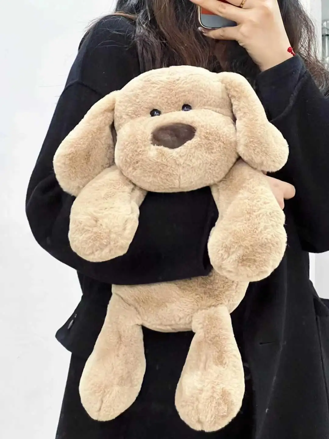 ตุ๊กตาผ้ากำมะหยี่รูปสุนัขน่ารักขนาด30-55ซม., หมอนการ์ตูนหมอนตุ๊กตาสัตว์ยัดนุ่นของเล่นสำหรับเด็กของขวัญวันเกิดเด็กผู้หญิง