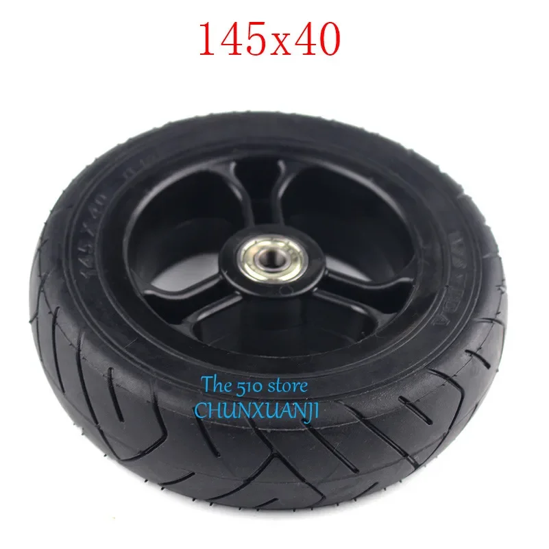 High quality and Wear-resisting 145x40 airless wheel for electric skateboard longboard with