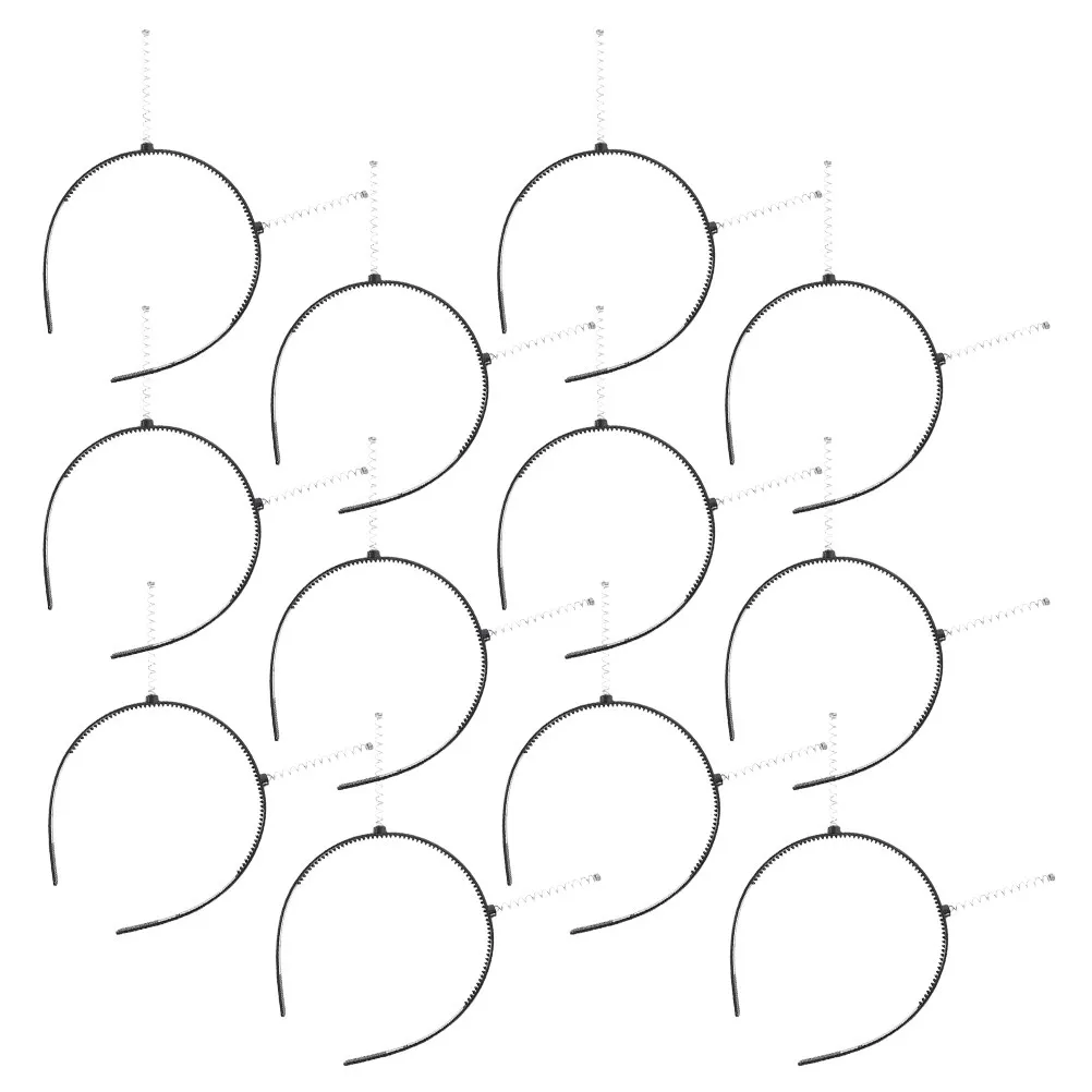 

Набор для рукоделия: 12 шт. пружинных ободков для волос DIY, тканевые аксессуары для укладки волос для женщин и девочек, унисекс
