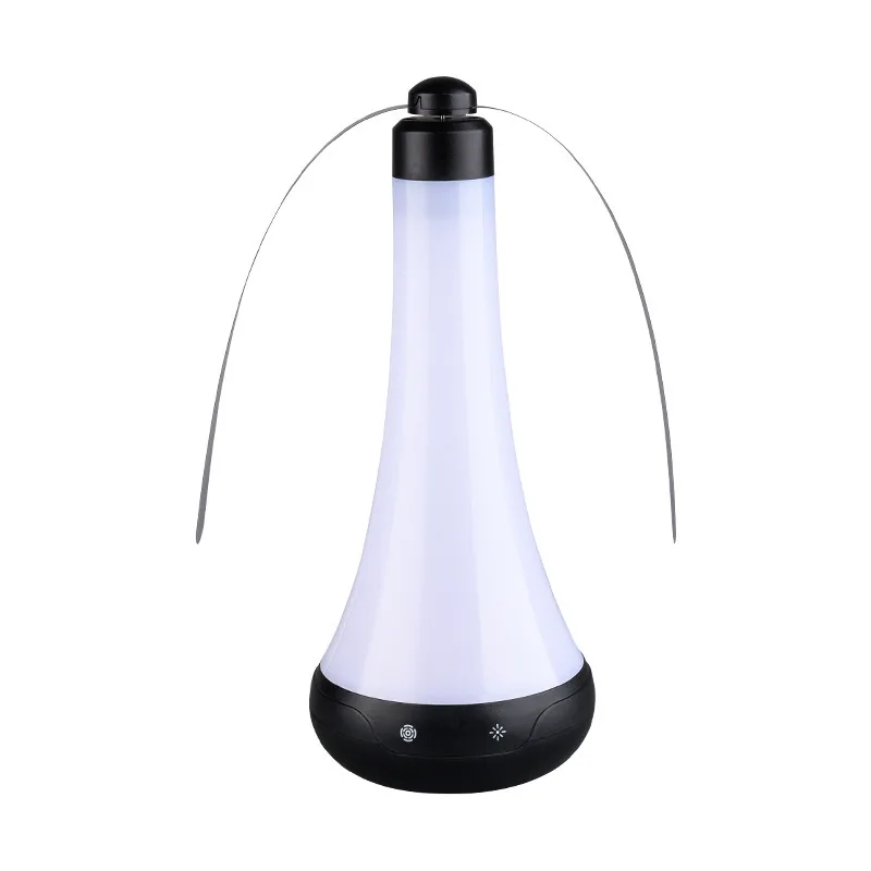 2024 Mosquito Repellent Fan Light Table Lamp Portable Desk Top Flie Spinner Rechargeable Hanging Fly Repeller for Party Picnics