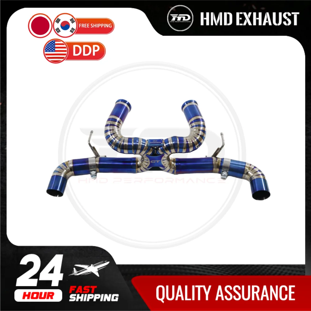 

HMD Hot Sales Performance TC4 Exhaust Catback for McLaren GT without Valve Straight Through Pipe Easy Installation