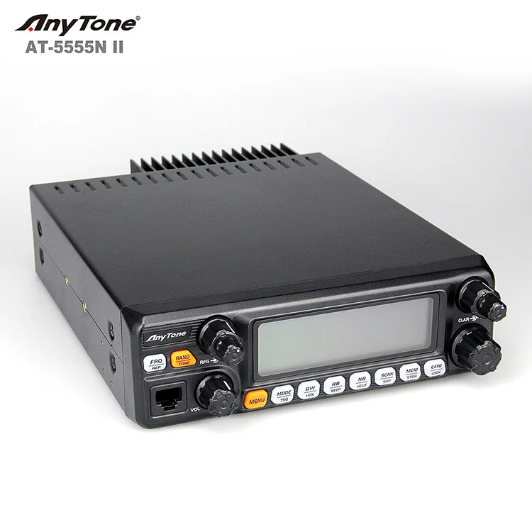 AnyTone-Radio CB de alta potencia 5555N, 50W SSB, 24.715 ~ 30.105MHz, de largo alcance, 25.615 ~ 30.105MHz, montada en el vehículo