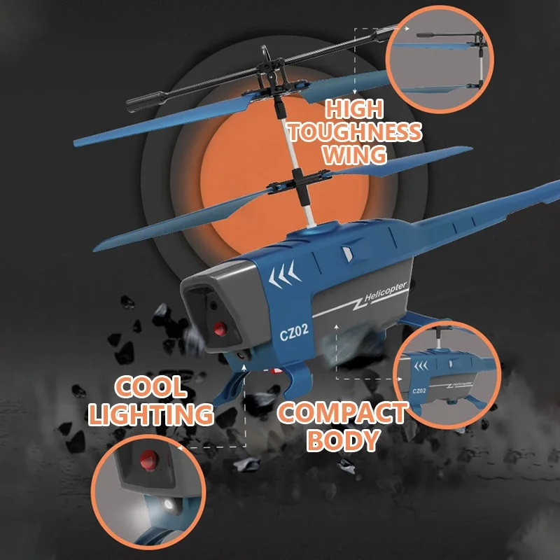 3.5CH 2.5CH RC Elicottero 2.4G Elicotteri telecomandati con funzione per evitare ostacoli Aereo radiocomandato Giocattoli per ragazzi