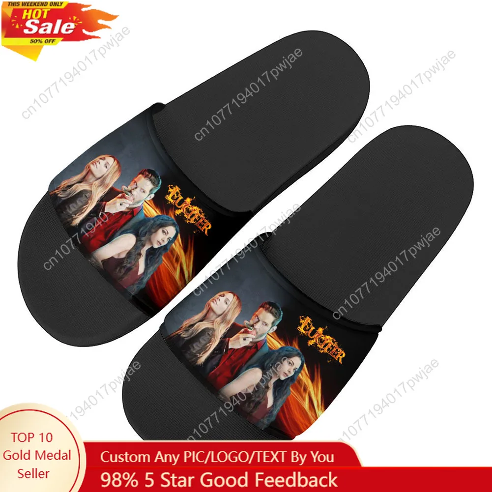

Lucifer TV Slippers Home Water Shoes Lucifer Morningstar Mens Womens Teenagers Outdoor Beach Pool Sandals Custom Summer Slipper