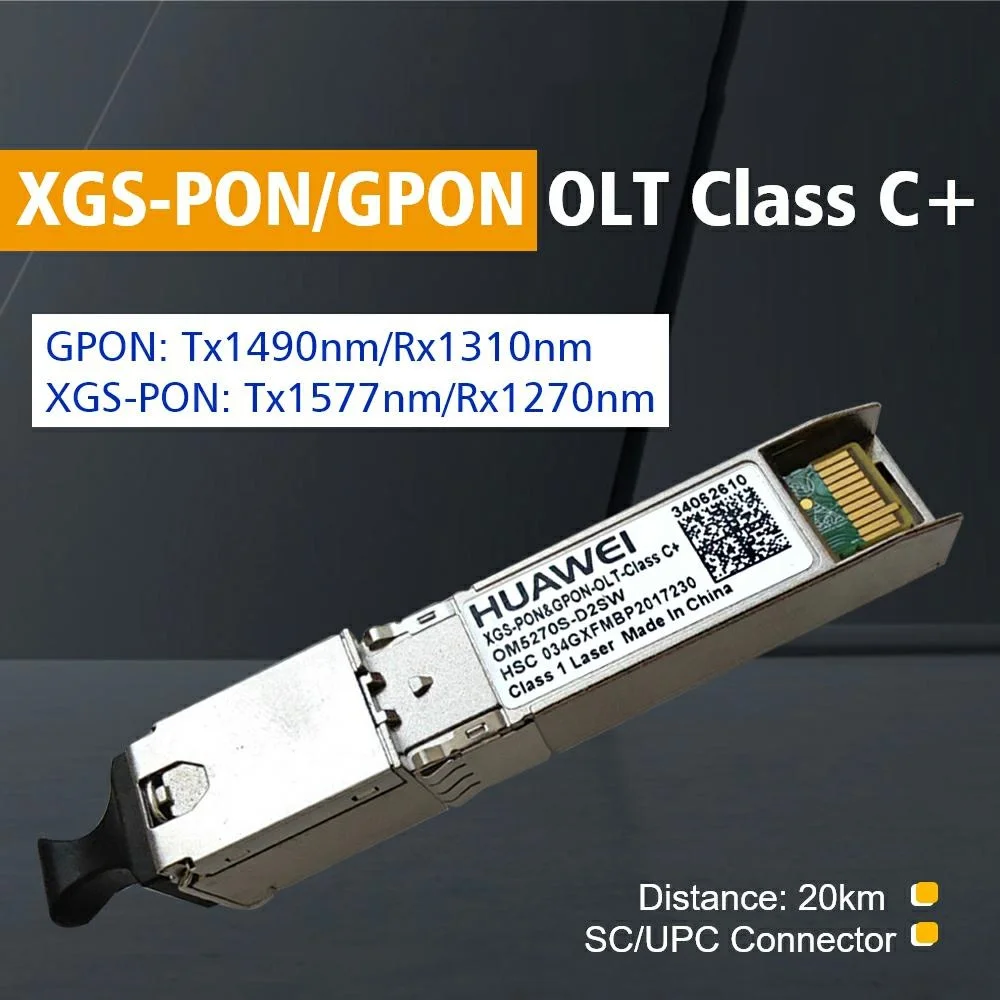 XGS-PON&GPON-OLT-Class C+ 34062610 XGSPON&GPON Combo OLT Class C+ Optical Transceiver For HW OLT MA5800 XGSPON CSHF CSHD board