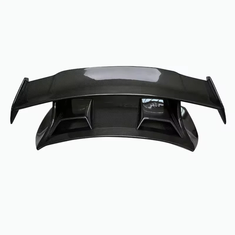 

991 GT3 Style Real Carbon Fiber Fibre Rear Trunk Boot Spoiler Big Wing for Porsche 911 991 2015-2018 Ture Factory Fitment