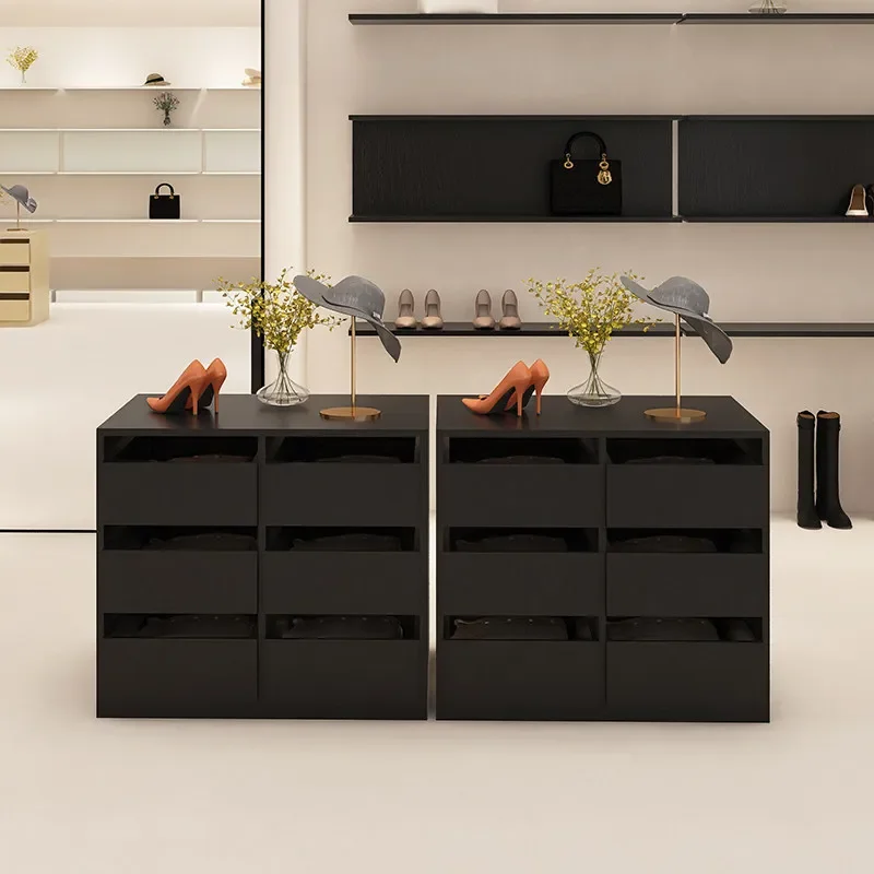 Clothing Store Nakajima Display Table Display Table Flow Table Multi-layer Cabinet Shoe Bag Cabinet Accessories