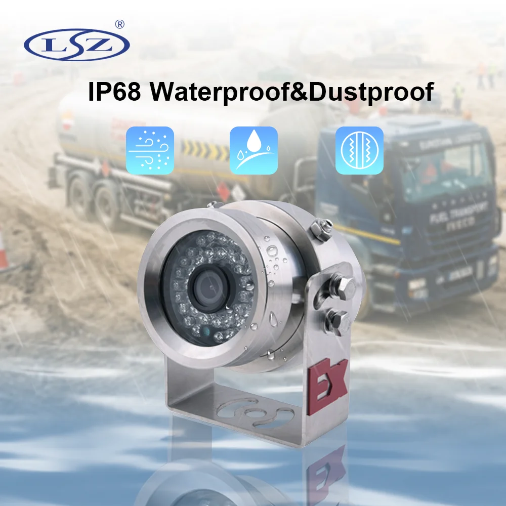 Explosion Proof IR Night Vision AHD Vehicle Camera 720P 960P 1080P Waterproof Oil Tanker OEM ODM Manufacturer