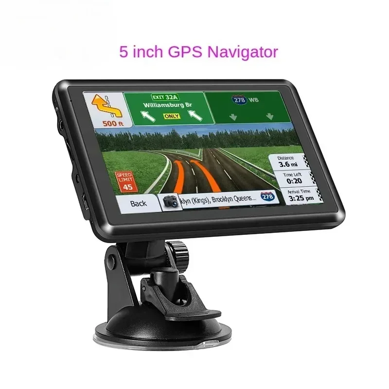 Navegador GPS para coche con pantalla táctil de alta definición, mapa de alta definición 8G de Europa, América, Gran Bretaña, Alemania, General Motors truck