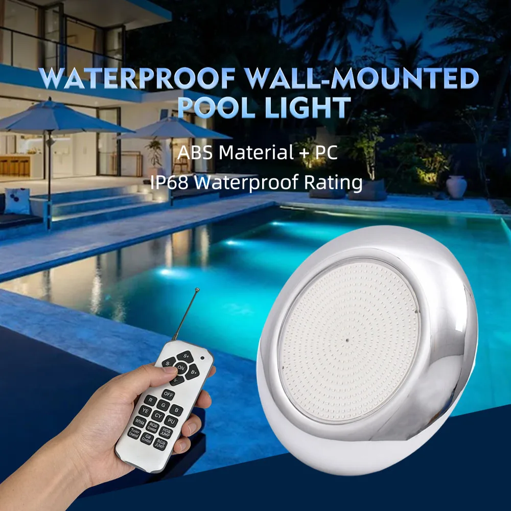 Swime IP68 Waterproof Wireless LED Pool Lights - Decorative Lighting Solutions for Swimming Pools