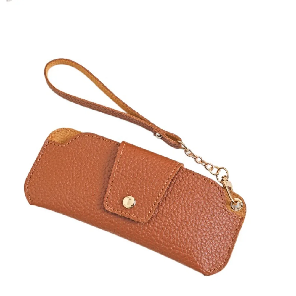 

Portable PU Leather Glasses Case Anti Pressure Convenient Protective Cover Spectacle Case Glasses