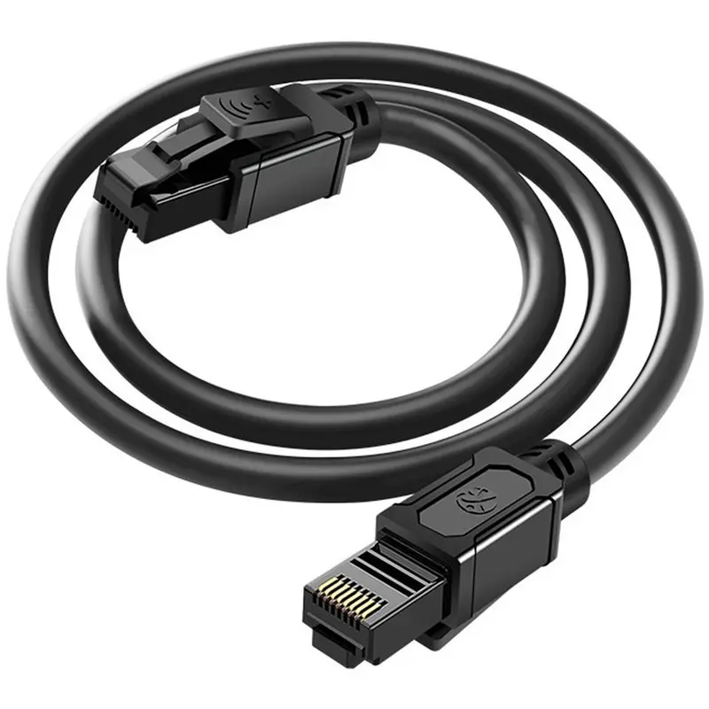 TKOH-Flexible For Stage Outdoor Commercial LED Display Screen Control System Cat6 Ethernet Cable Pure Copper RJ45 Connectors