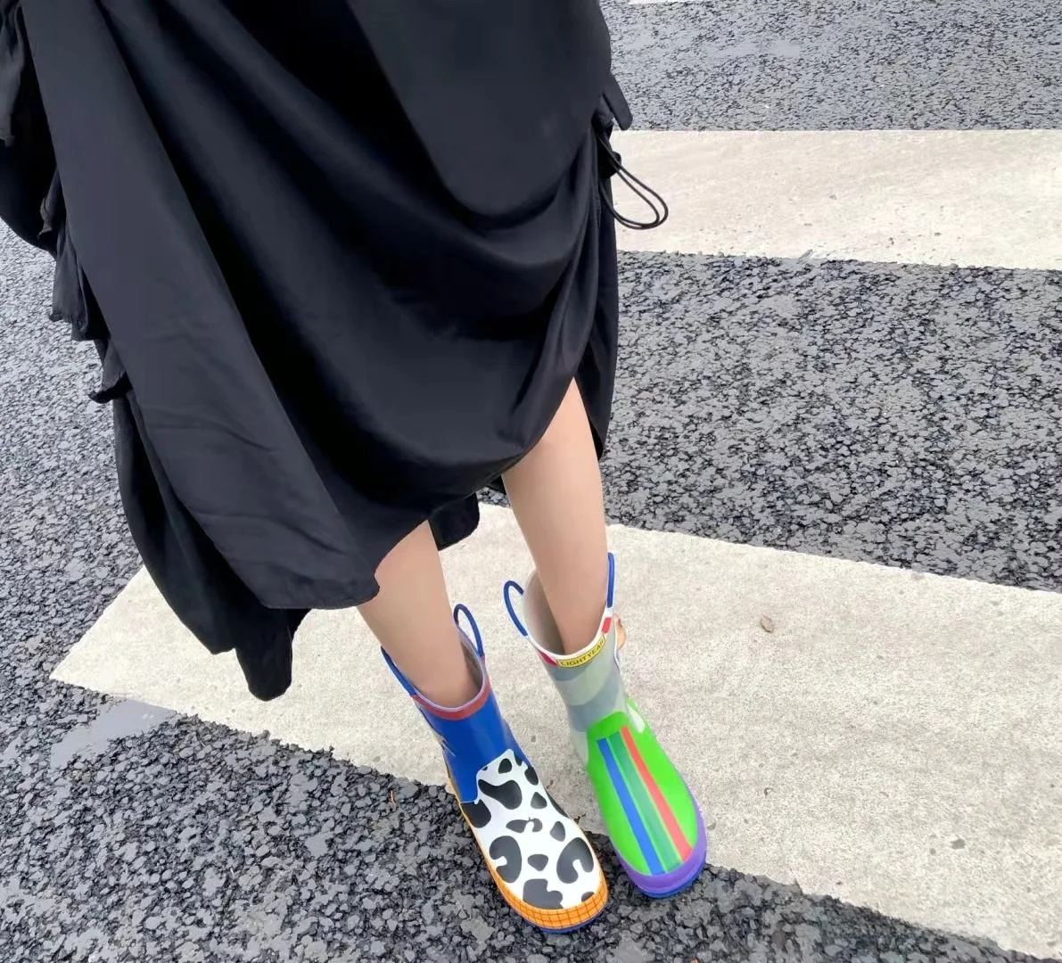 

Очаровательные противоскользящие резиновые резиновые сапоги от дождя, женские новые удобные дышащие сапоги из ПВХ, весенне-осеннее сезонное использование