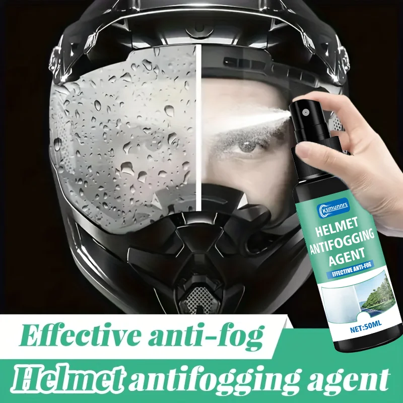 Durable Nano Motorcycle Helmet Anti-Fog Spray Enhances Visibility for All Helmets And Cars Glass Anti-Fog Solution
