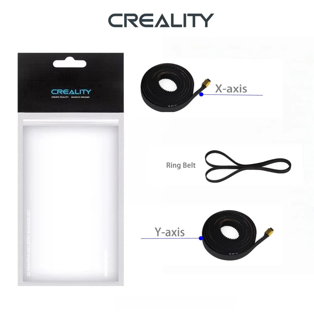 Creality Ender 3 V3 SE X+Y Axis Sync Belt Kit with Ring Timing Belt, High Precision ReplacementPrinter Original Accessories