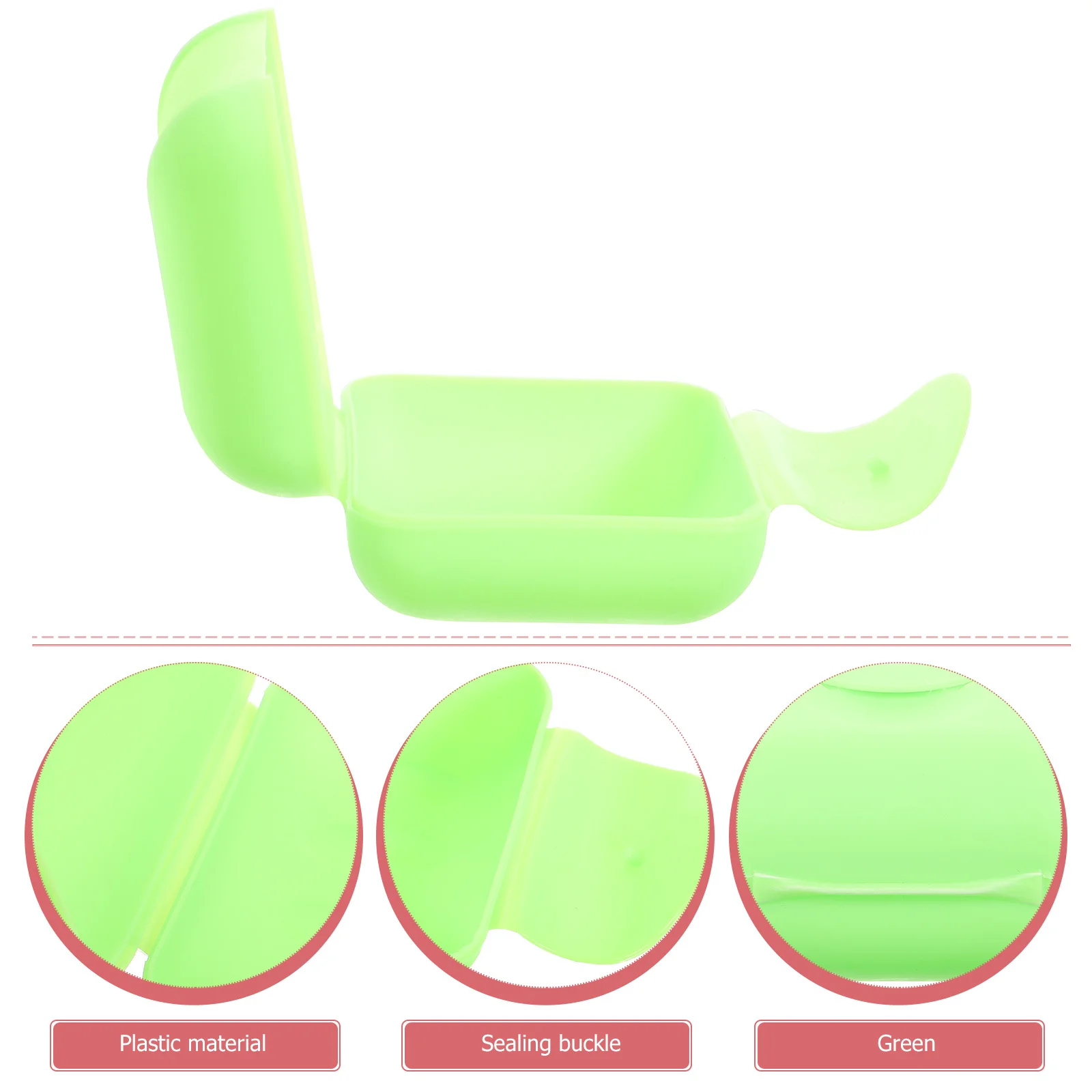 

2Pcs Sealing Soap Container Case Waterproof Portable Travel Trip Outdoor Use Premium Material Attractive Design