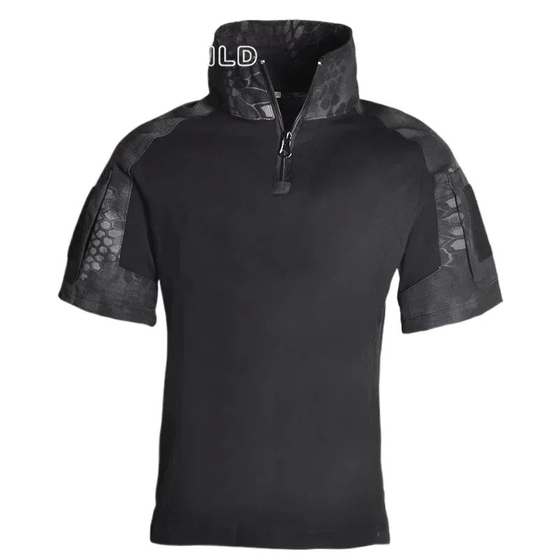 Conjuntos tácticos infantiles camuflaje Airsoft camiseta corta - imagen 3