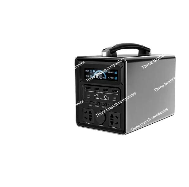 

Portable LiFePO4 Power Station Solar Generator Emergency Charging External Battery Powerbank for Outdoor Camping