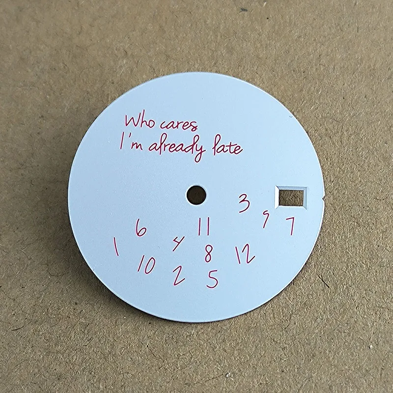 Esfera de reloj NH 35, accesorios de esfera, esfera de 28,5mm para accesorios de reloj de movimiento mecánico 35/36