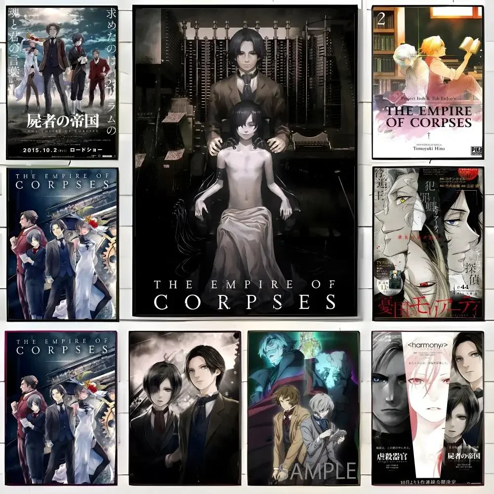 dark anime T-The Empire of Corpses Poster Wall Art Print Decorative Mural Home Decor Gift Unframed