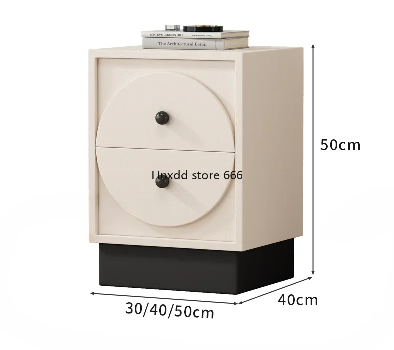Children's wind all solid wood bedside table simple modern mini small super narrow 30cm bedside table