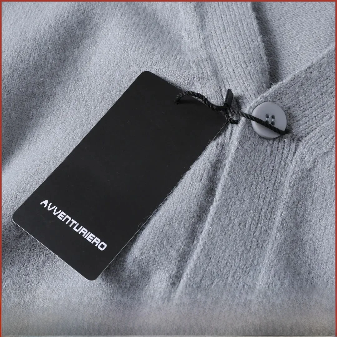 

Приятный для кожи теплый вязаный кардиган, повседневная мужская модная верхняя одежда с v-образным вырезом, однотонное осенне-зимнее трикотажное пальто для отдыха