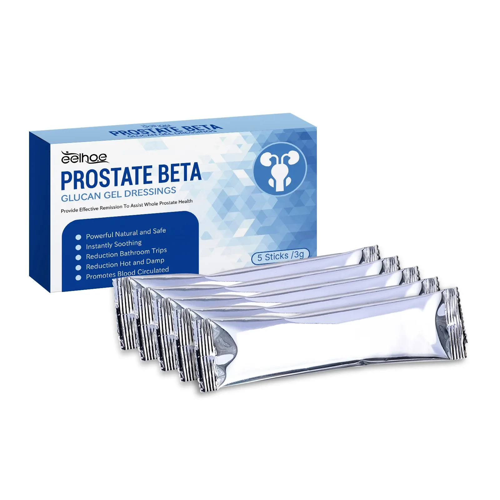 Cure Prostatitis Medicine Gel Relief Prostatic Frequent Urination Urgency Therapy Hyperplasia Kidney Prostate Treatment Care Gel