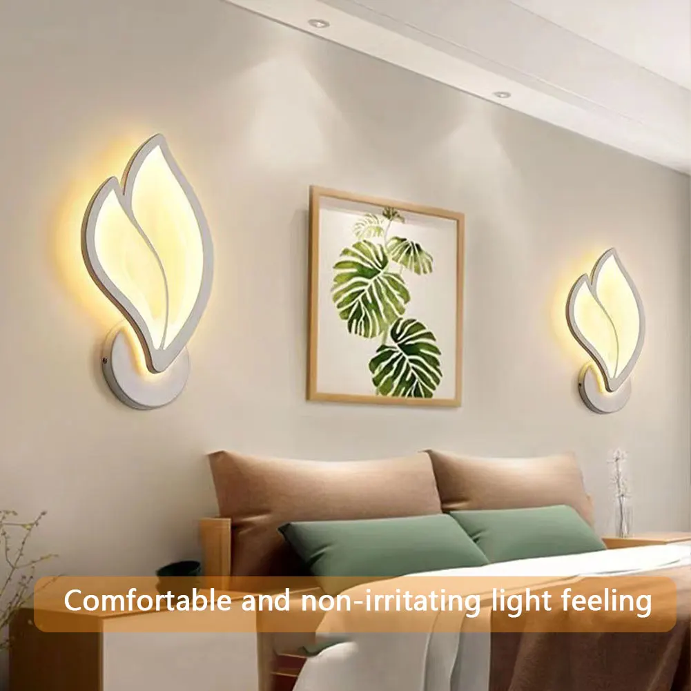 

Petal Wall Light Fixture Acrylic LED Porch Light Modern Wall Mounted Light for Bedroom Living Room