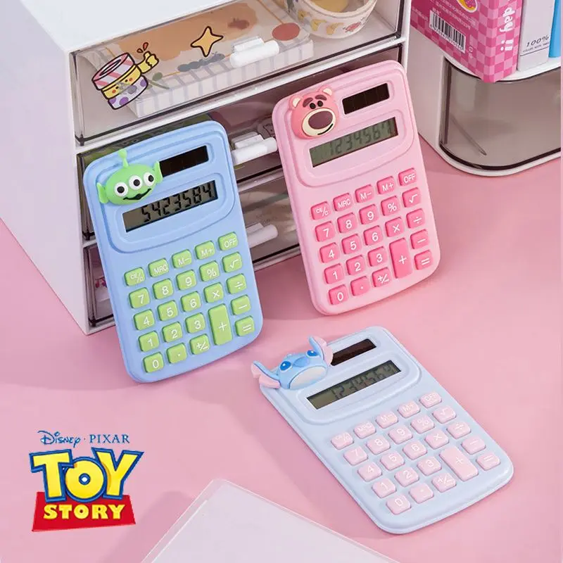 

Lilo and Stitch handheld electronic calculator cute anime cartoon girls and children portable auxiliary office learning supplies