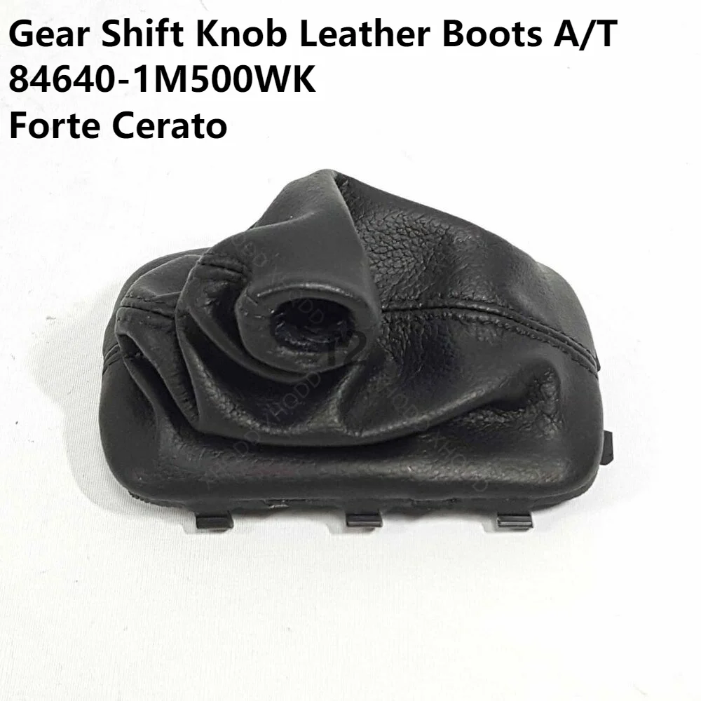 846401M500WK Gear Shift Knob Leather Boots A/T For KIA Forte Cerato 2010 2012 2013 84640-1M500WK 846401M500 84640-1M500 