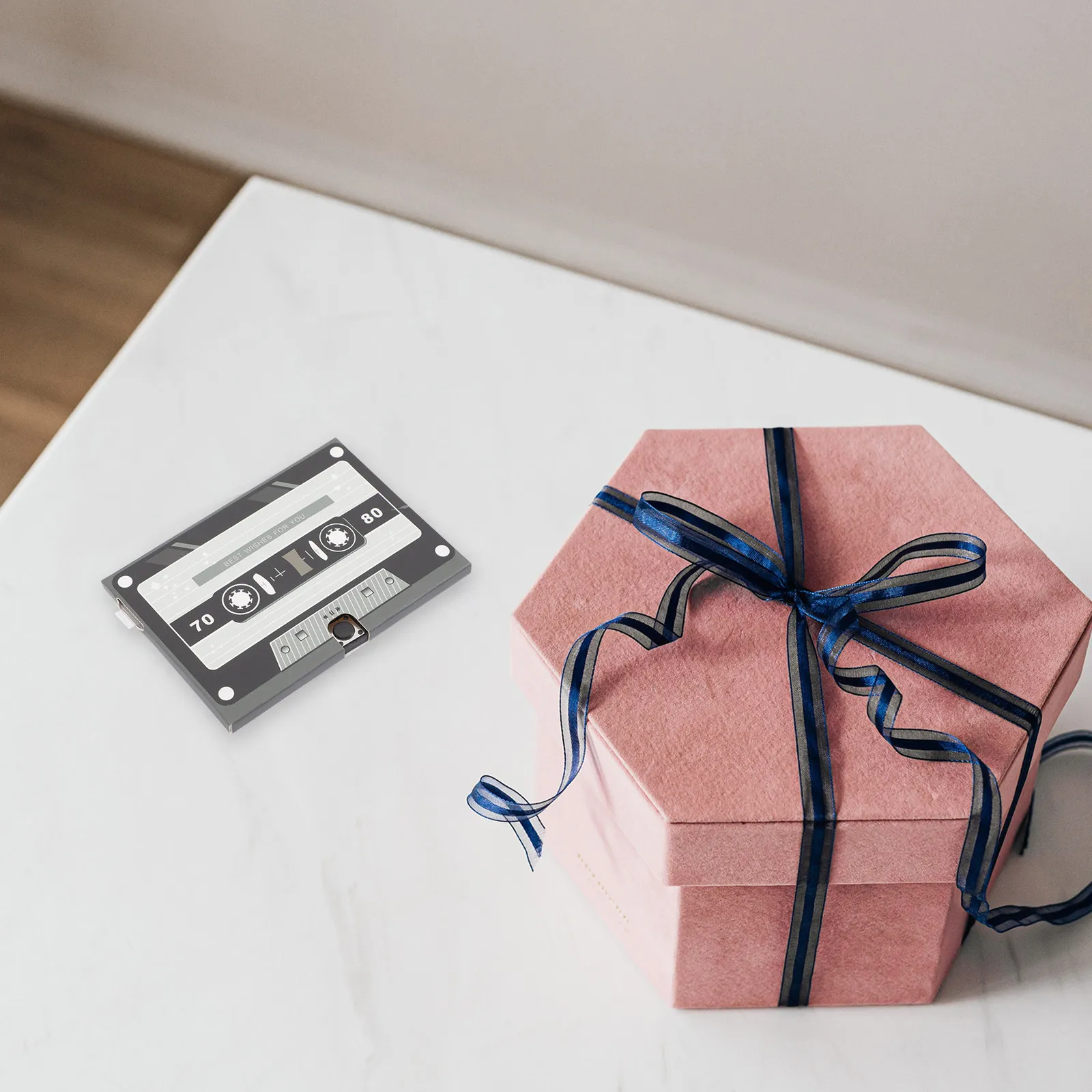 

Recordable Greeting Card Cassette Retro Voice Recorder Birthday Cards Blessing Greeting Cards Audio Recorder Card