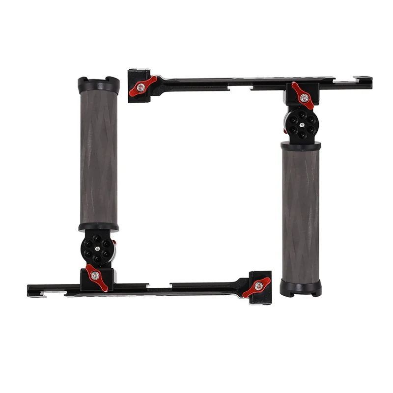 Einstellbare Handgriff Dual Carbon Griff Grip Clamp Halterung Für DJI Ronin RSC 2 RS2 Handheld Stabilisator Monitor Halterung-Heißer
