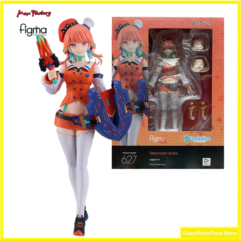 

100% Original Figma 627 Hololive Production Takanashi Kiara In Stock Anime Action Collection Figures Model Toys