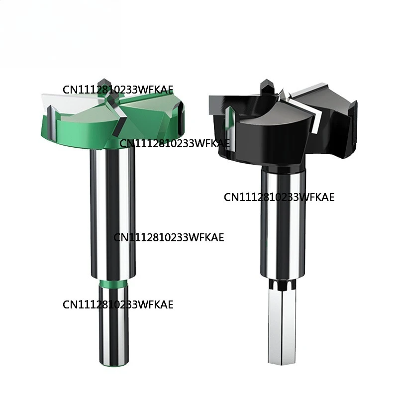 10mm Round Shank 3 Blades Forstner Drill Bit Hole Saw Center Router Bit Carbide Milling Cutter For Wood Woodworking Tools
