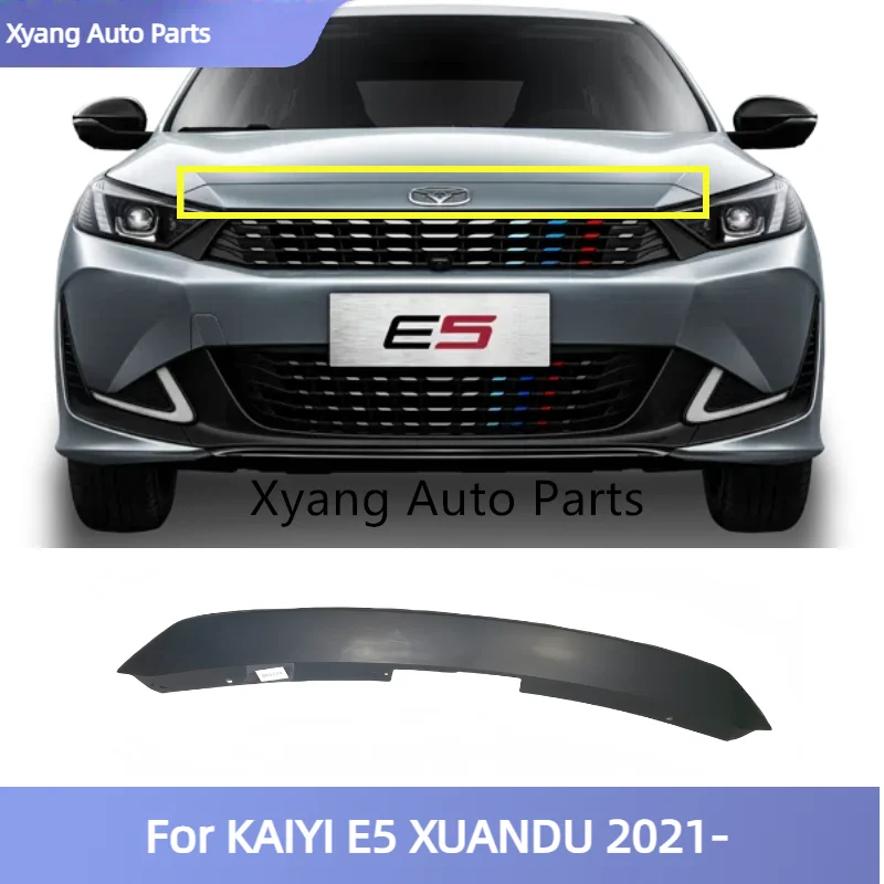 Front Bumper Central Radiator Grille Trim Upper For KAIYI E5 602002346AADQJ