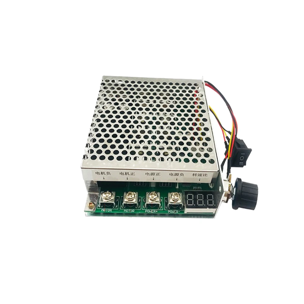 Dc 10-55V 100a Motortoerentalregelaar Vooruit/Achteruit Rotatie Pwm Instelbare Motorsnelheidsregelaar Regelschakelaar